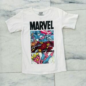 VTG Marvel Comics Superhero T Shirt Graphic Colorful Cotton Size Small Rare